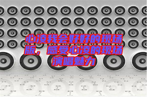 心凌我會好好的現場版，感受心凌的現場演唱魅力
