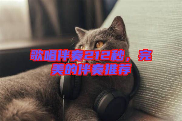 歌唱伴奏212秒，完美的伴奏推薦