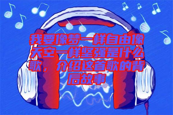 我要像夢一樣自由像天空一樣堅強是什么歌，介紹這首歌的背后故事