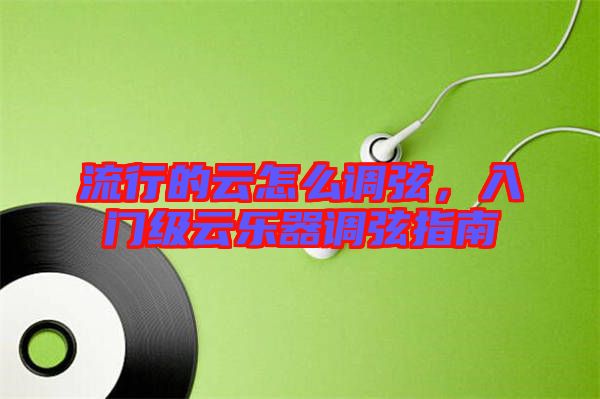 流行的云怎么調弦，入門級云樂器調弦指南