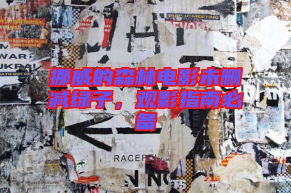 挪威的森林電影未刪減綠子，觀(guān)影指南必備