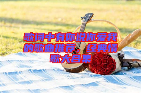 歌詞中有你說你愛我的歌曲推薦，經典情歌大合集